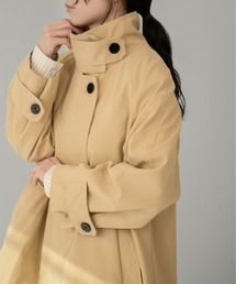 on:nue（オンニュ）の「【on:nue】[着用動画あり！][春アウター] スタンドカラーミドル丈トレンチコート /2026 SS COLLECTION（トレンチコート）」