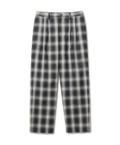 MEN'S BIGI（メンズビギ）の「SMART MERINO/ヴィスコースリネン 2タックイージーパンツ＜軽量/通気性＞＜ストレッチ＞（その他パンツ・メンズ・ブラック/ベージュ・01/02/03）」の2枚目の写真