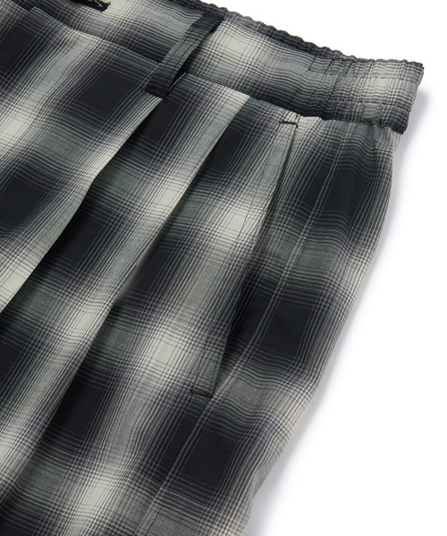 MEN'S BIGI（メンズビギ）の「SMART MERINO/ヴィスコースリネン 2タックイージーパンツ＜軽量/通気性＞＜ストレッチ＞（その他パンツ・メンズ・ブラック/ベージュ・01/02/03）」の9枚目の写真