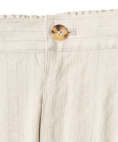 MEN'S BIGI（メンズビギ）の「SMART MERINO/ヴィスコースリネン 2タックイージーパンツ＜軽量/通気性＞＜ストレッチ＞（その他パンツ・メンズ・ブラック/ベージュ・01/02/03）」の5枚目の写真