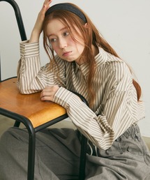 Crisp | マルチストライプオーバーシャツ(シャツ/ブラウス)