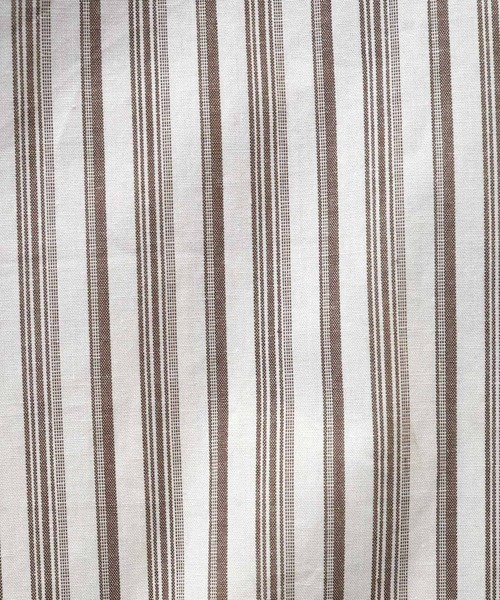 Crisp（クリスプ）の「マルチストライプオーバーシャツ（シャツ/ブラウス・レディース・ブルー/ブラウン・FREE）」の19枚目の写真