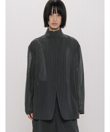 MIDIUMISOLID for Ladies シースルージップジャケット