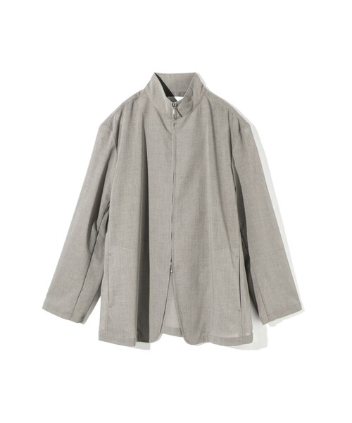 MIDIUMISOLID(ミディウミソリッド)の「MIDIUMISOLID for Ladies シースルージップジャケット(ダウンジャケット/コート・レディース・グレー/ブラック/ネイビー・FREE)」の3枚目の写真
