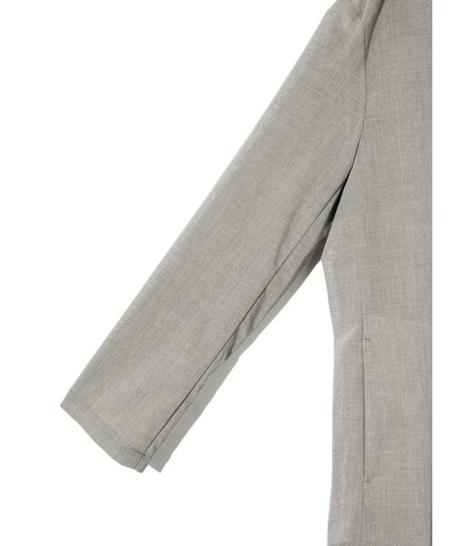 MIDIUMISOLID(ミディウミソリッド)の「MIDIUMISOLID for Ladies シースルージップジャケット(ダウンジャケット/コート・レディース・グレー/ブラック/ネイビー・FREE)」の18枚目の写真
