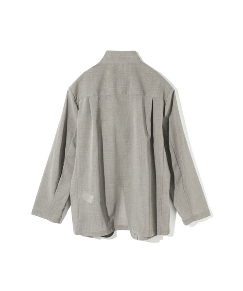 MIDIUMISOLID(ミディウミソリッド)の「MIDIUMISOLID for Ladies シースルージップジャケット(ダウンジャケット/コート・レディース・グレー/ブラック/ネイビー・FREE)」の20枚目の写真