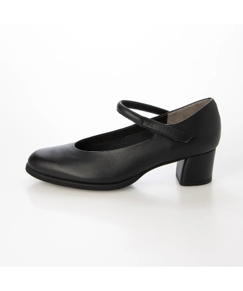 D'ICI(ディッシィ)の「ラウンドトゥストラップパンプス(パンプス・レディース・ブラック・24.5cm/24cm/23.5cm/23cm/22.5cm/22cm)」の2枚目の写真