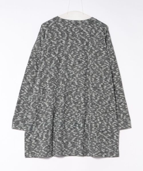 Sakka（サッカ）の「GGDワイドスリーブスラブビッグニット（Tシャツ/カットソー・レディース・ブラック/グレー・FREE）」の3枚目の写真