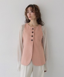 CLEIO | 【CLEIO】-春アウター-アメリカンスリーブミニマルベスト AMERICAN SLEEVE MINIMAL VEST(ベスト)
