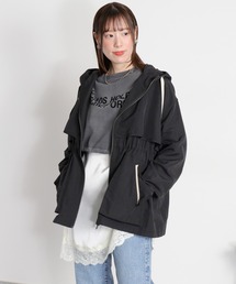 cepo | 〈セットアップ対応〉撥水・UV・ウォッシャブル 2wayグログランハーフドロストジャケット(ブルゾン)