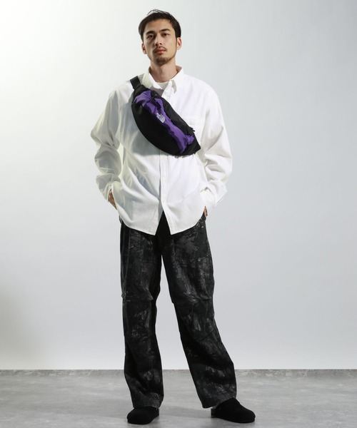 BAYFLOW（ベイフロー）の「［サングラスホルダー＆眼鏡拭き付］コットンリネンシャツ【ストレッチ】（シャツ/ブラウス・メンズ・ピンク/ホワイト/カーキ・LARGE/MEDIUM）」の15枚目の写真