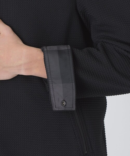BLACK LABEL CRESTBRIDGE(ブラックレーベル・クレストブリッジ)の「【BLACK lab.】ラーベントリコットスタンドブルゾン(ブルゾン・メンズ・ホワイト系その他/ブラック・L/M/XL)」の18枚目の写真