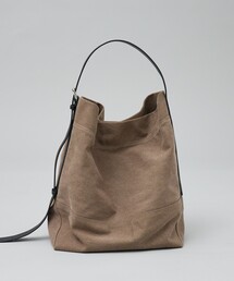 ABAHOUSE | 【マルチウェイ】キャンバス×レザー トートバッグ【CHIMERE/シメール】(トートバッグ)