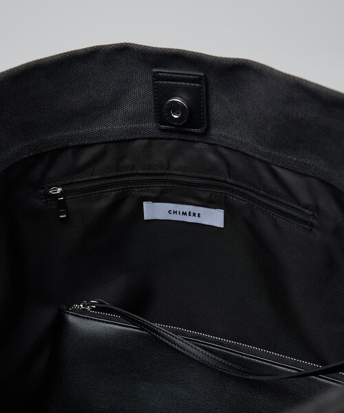 ABAHOUSE(アバハウス)の「【マルチウェイ】キャンバス×レザー トートバッグ【CHIMERE/シメール】(トートバッグ・メンズ・ブラウン/ブラック・フリー)」の11枚目の写真