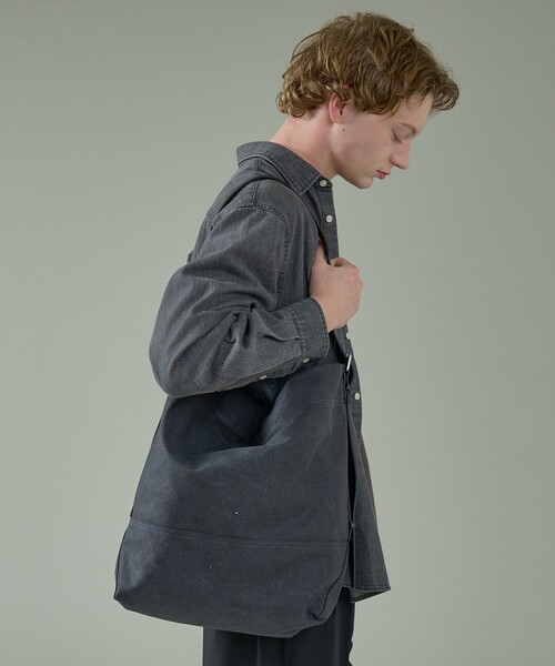 ABAHOUSE(アバハウス)の「【マルチウェイ】キャンバス×レザー トートバッグ【CHIMERE/シメール】(トートバッグ・メンズ・ブラウン/ブラック・フリー)」の16枚目の写真