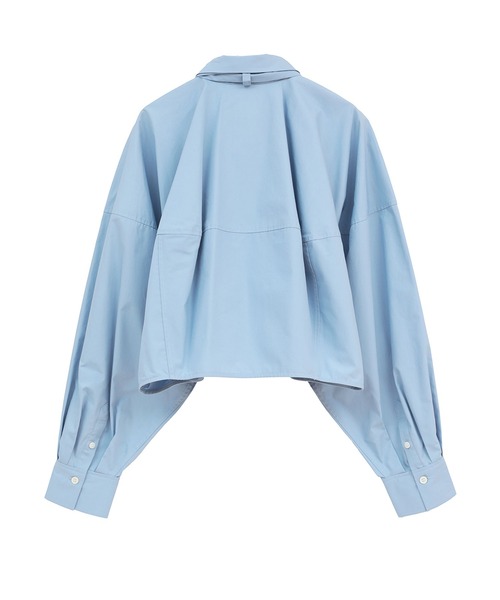 CLANE(クラネ)の「【CLANE/クラネ】RIBBON TIED COMPACT SHIRTS/リボンタイコンパクトシャツ/ブラウス(シャツ/ブラウス・レディース・ホワイト/サックスブルー・1)」の12枚目の写真