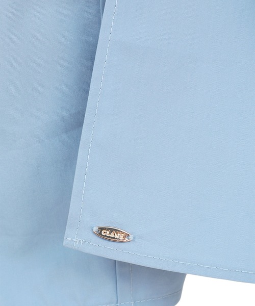 CLANE(クラネ)の「【CLANE/クラネ】RIBBON TIED COMPACT SHIRTS/リボンタイコンパクトシャツ/ブラウス(シャツ/ブラウス・レディース・ホワイト/サックスブルー・1)」の16枚目の写真