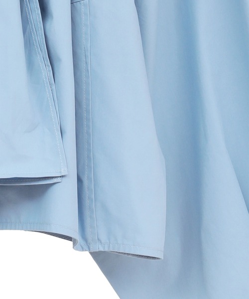 CLANE(クラネ)の「【CLANE/クラネ】RIBBON TIED COMPACT SHIRTS/リボンタイコンパクトシャツ/ブラウス(シャツ/ブラウス・レディース・ホワイト/サックスブルー・1)」の17枚目の写真