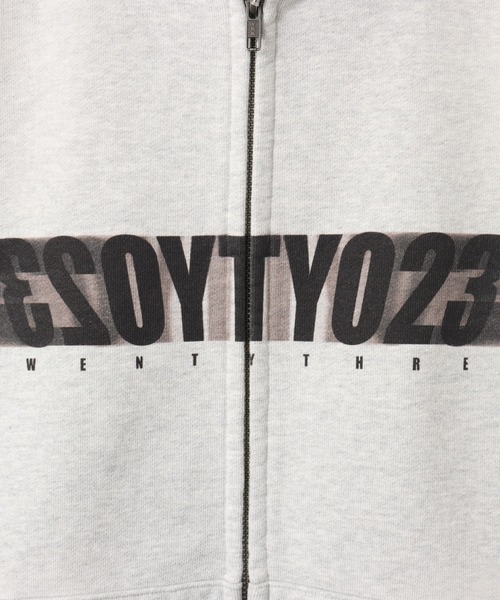 TOKYO 23(トウキョウニジュウサン)の「TOKYO 23 Motion Logo Zip Up Hoodie / トウキョウ23 モーション ロゴ ジップアップ フーディ(スウェット・メンズ・ブルー/グレー/ブラック・XXL/L/M/XL)」の5枚目の写真