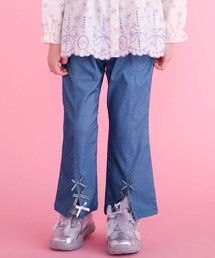 SLAP SLIP | 裾リボン付きストレッチツイルパンツ(80~130cm)(その他パンツ)