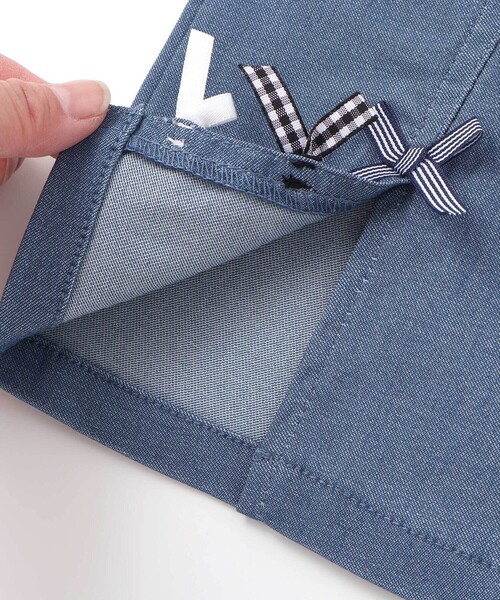 SLAP SLIP（スラップスリップ）の「裾リボン付きストレッチツイルパンツ(80~130cm)（その他パンツ・キッズ・ネイビー/オフホワイト/ブルー・120cm/130cm/110cm/80ｃｍ/100cm/90cm）」の17枚目の写真