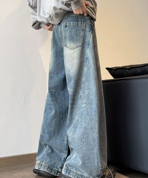 REBALANCE(リバランス)の「レトロワイドデニム(デニムパンツ・レディース・A・X-LARGE/LARGE/MEDIUM)」の4枚目の写真
