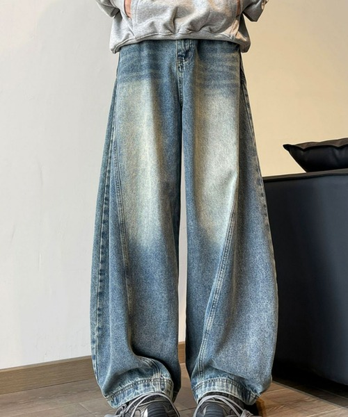 REBALANCE(リバランス)の「レトロワイドデニム(デニムパンツ・レディース・A・X-LARGE/LARGE/MEDIUM)」の7枚目の写真