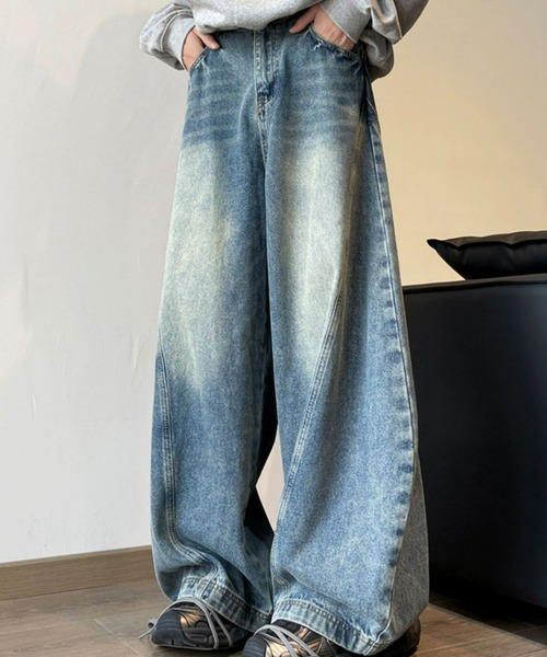 REBALANCE(リバランス)の「レトロワイドデニム(デニムパンツ・レディース・A・X-LARGE/LARGE/MEDIUM)」の8枚目の写真