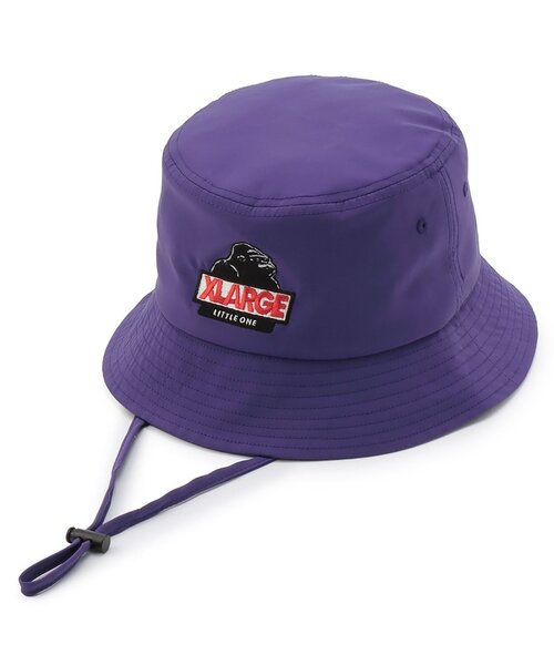 XLARGE KIDS（エクストララージキッズ）の「OG ハット（ハット・キッズ・パープル/ブラック・S(48-52cm)/52-56cm）」の2枚目の写真