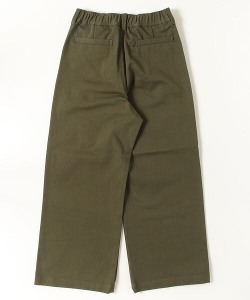 THE SHINZONE（ザ　シンゾーン）の「COTTON TWILL WIDE PANTS 26SMSPA07（その他パンツ・レディース・ベージュ/カーキ・36inch/34inch/32inch）」の3枚目の写真