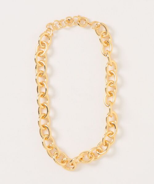 MICHAEL KORS(マイケルコース)の「プレシャスメタル プレーティング ブラス チェーンリンク ネックレス ラージ(ネックレス・レディース・ゴールド・FREE)」の1枚目の写真