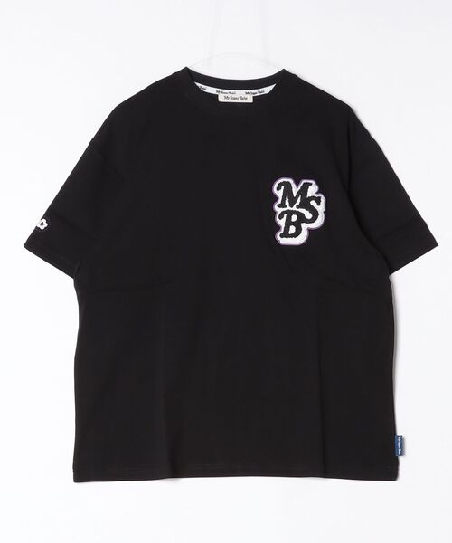 My sugar Babe(マイシュガーベイブ)の「Wappen og logo tee(Tシャツ/カットソー・メンズ・ブルー/ブラック×パープル/アイボリー/レッド/ピンク/ホワイト/イエロー/ベージュ・LARGE/X-LARGE/MEDIUM)」の4枚目の写真