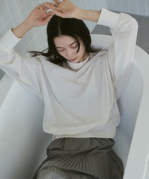 hunch（ハンチ）の「【接触冷感】薄トップス（Tシャツ/カットソー）」