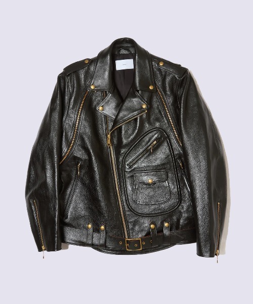 SUGARHILL/シュガーヒル】SHIRINK RIDERS JACKET（ライダース