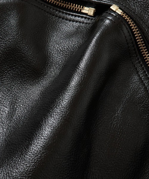 SUGARHILL(シュガーヒル)の「【SUGARHILL/シュガーヒル】SHIRINK RIDERS JACKET(ライダースジャケット・メンズ・ブラック・2)」の7枚目の写真