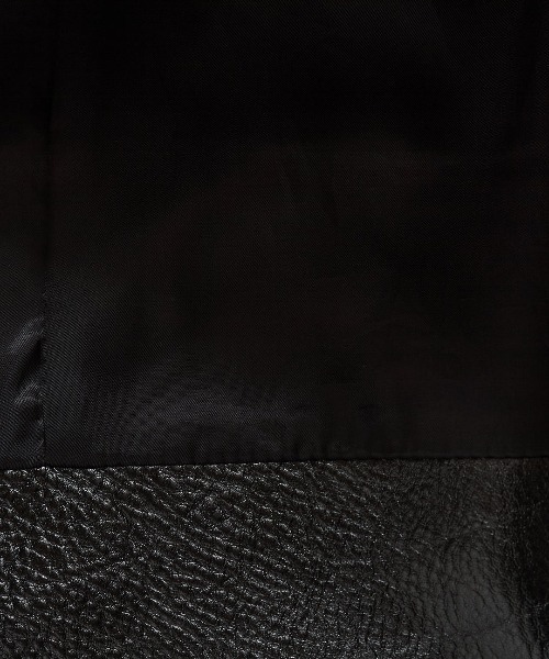 SUGARHILL(シュガーヒル)の「【SUGARHILL/シュガーヒル】SHIRINK RIDERS JACKET(ライダースジャケット・メンズ・ブラック・2)」の8枚目の写真