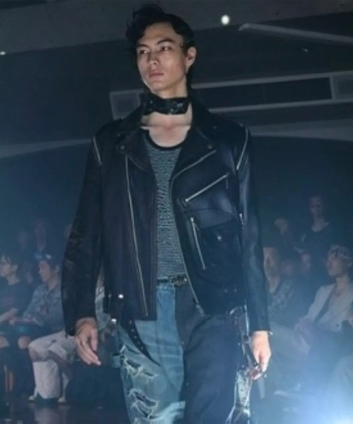 SUGARHILL(シュガーヒル)の「【SUGARHILL/シュガーヒル】SHIRINK RIDERS JACKET(ライダースジャケット・メンズ・ブラック・2)」の10枚目の写真