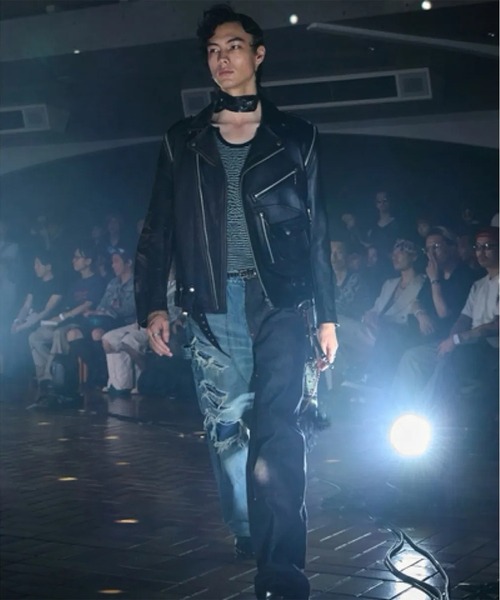 SUGARHILL(シュガーヒル)の「【SUGARHILL/シュガーヒル】SHIRINK RIDERS JACKET(ライダースジャケット・メンズ・ブラック・2)」の11枚目の写真