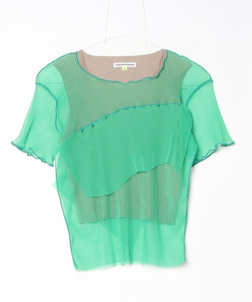 kotohayokozawa(コトハヨコザワ)の「GHOST TODO TOP *SHORT SLEEVE + TDX6S-GH03-INR(Tシャツ/カットソー・レディース・オフホワイト/ブラック/ライトブルー/グリーン・FREE)」の1枚目の写真