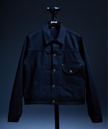 schott（ショット）の「Schott×Lee/ショット×リー/101J COWBOY BLACK DENIM JACKET/101J カウボーイ ブラック デニムジャケット（デニムジャケット）」