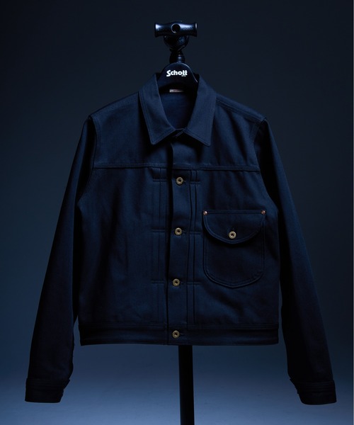 schott(�V���b�g)��Schott×Lee/�V���b�g×���[/101J COWBOY BLACK DENIM JACKET/101J �J�E�{�[�C �u���b�N �f�j���W���P�b�g(�f�j���W���P�b�g)