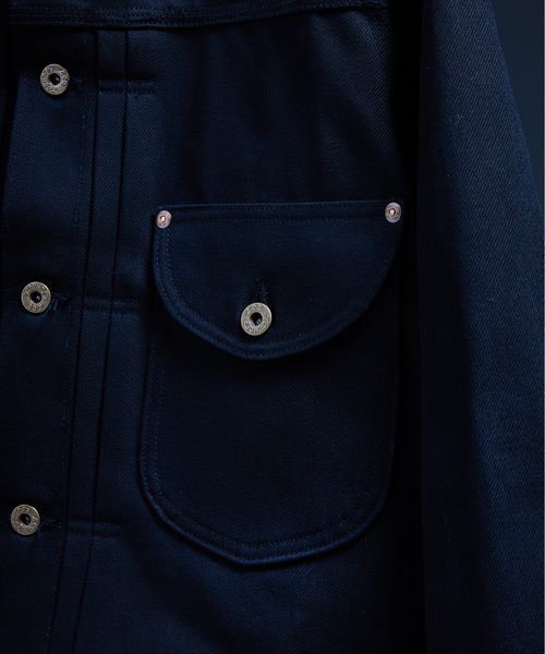 schott（ショット）の「Schott×Lee/ショット×リー/101J COWBOY BLACK DENIM JACKET/101J カウボーイ ブラック デニムジャケット（デニムジャケット・メンズ・ブラック・38/40/36/42）」の4枚目の写真