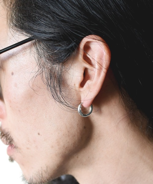 Pledge(プレッジ)の「【Pledge(プレッジ)】SILVER925 ピアス(ソロ)(ピアス(片耳用)・メンズ・シルバー・FREE)」の4枚目の写真