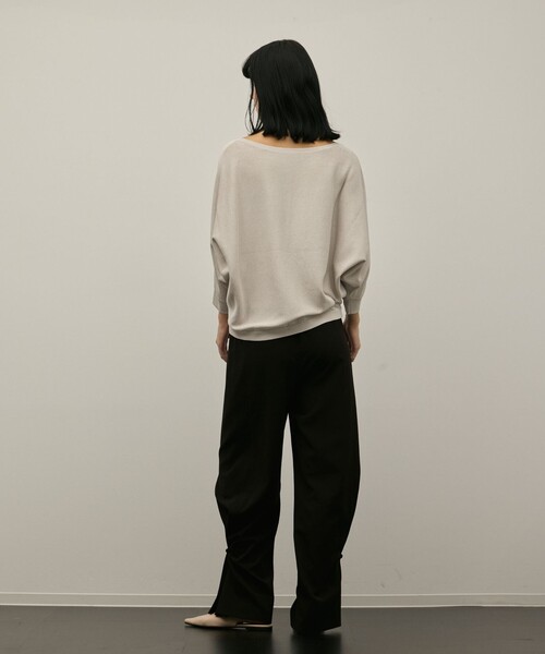 Diagram(ダイアグラム)の「ドルマンニットトップ(Tシャツ/カットソー・レディース・ブラック/オレンジ/グレー・36)」の21枚目の写真