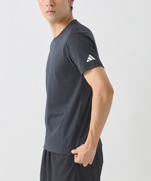 GUNZE（グンゼ）の「adidas/アディダス クルーネックTシャツ 吸汗速乾（Tシャツ/カットソー）」