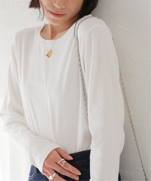 JOURNAL STANDARD（ジャーナルスタンダード）の「《追加3》ベアテレココンパクトプルオーバー（Tシャツ/カットソー・レディース・ブラウン/ホワイト/カーキ/ブラック・FREE）」の10枚目の写真