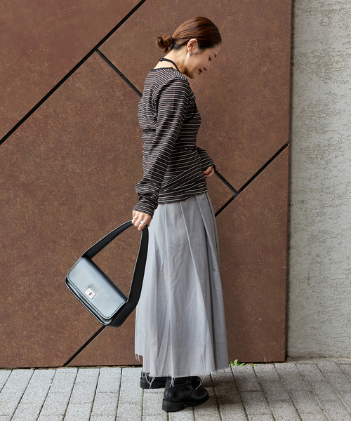 JOURNAL STANDARD（ジャーナルスタンダード）の「《追加3》ベアテレココンパクトプルオーバー（Tシャツ/カットソー・レディース・ブラウン/ホワイト/カーキ/ブラック・FREE）」の13枚目の写真