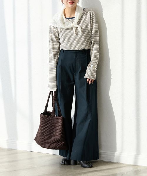 JOURNAL STANDARD（ジャーナルスタンダード）の「《追加3》ベアテレココンパクトプルオーバー（Tシャツ/カットソー・レディース・ブラウン/ホワイト/カーキ/ブラック・FREE）」の20枚目の写真