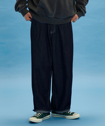 DISTN9NE（ディストナイン）の「ワンタックワイドデニムパンツ VINTAGE (LP2DU386-065)（デニムパンツ）」