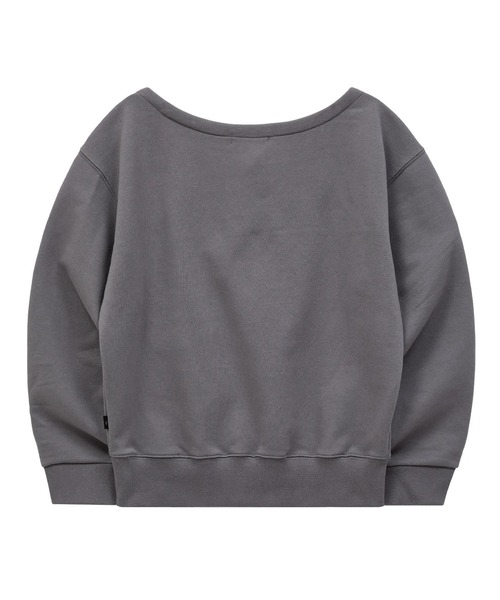 WaiKei(ワイケイ)の「Wai Kei/スウェットオフショルダー(スウェット・レディース・ライトグレー/チャコールグレー・FREE)」の21枚目の写真